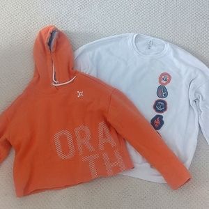 Orangetheory orange crop hoodie - womens small